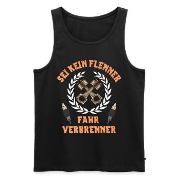 Garage Auto Verbot 2035 PKW Verbrenner Motor - Männer Premium Bio Tank Top - Schwarz - Vorne - Michal (187cm)