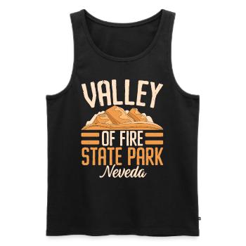 Valley Of Fire State Park Nevada USA Bundesstaat A - Men's Premium Organic Tank Top - black - Front - Michal (187cm)