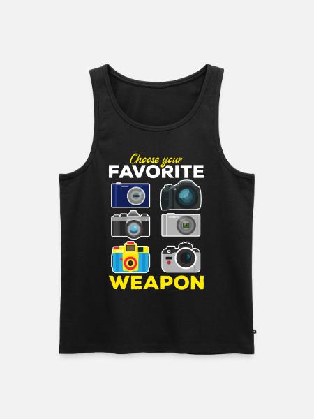 Photography Choose your - Men's Premium Organic Tank Top - black