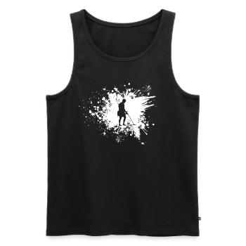 Sondeln Excursion Probe Walker Gift Idea - Men's Premium Organic Tank Top - black - Front - Michal (187cm)
