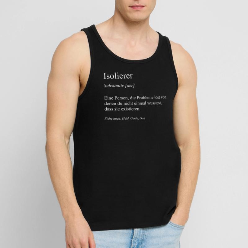 Isolierer I Isolierfacharbeiter oder Männer Premium Bio Tank Top