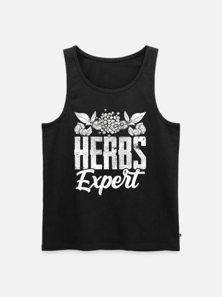 Herb Expert Herb Herb Garden - Men's Premium Organic Tank Top - black