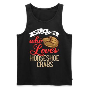 Horseshoe crab Horseshoe crab Moluccan crabs - Men's Premium Organic Tank Top - black - Front - AI Model Male 178 light (178cm)