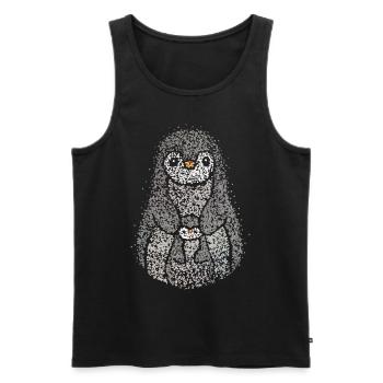 Mama Pinguin Pinguine Liebhaber Familie Geschenk - Männer Premium Bio Tank Top - Schwarz - Vorne - Michal (187cm)