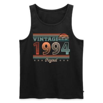 Vintage 1994 Year of birth 1994 Birthday Men - Men's Premium Organic Tank Top - black - Front - AI Model Male 178 light (178cm)