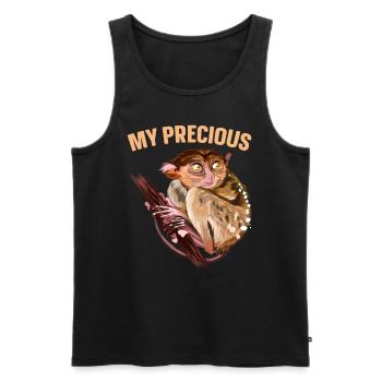 Tarsier Liebhaber Wildtier Tier Tarsier Flüsterer - Männer Premium Bio Tank Top - Schwarz - Vorne - Michal (187cm)