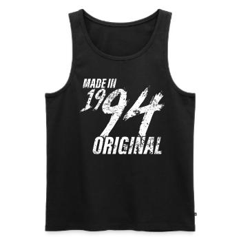 Made In 1994 Geburtsjahr 1994 Geburtstag Damen - Männer Premium Bio Tank Top - Schwarz - Vorne - AI Model Male 178 light (178cm)