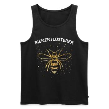 Bienenflüsterer Honigbiene Imkerei Bienenzucht - Männer Premium Bio Tank Top - Schwarz - Vorne - AI Model Male 178 light (178cm)