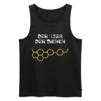 Der Herr der Bienen Imker Imkerei Honigbiene Honig - Männer Premium Bio Tank Top - Schwarz - Vorne - AI Model Male 178 light (178cm)