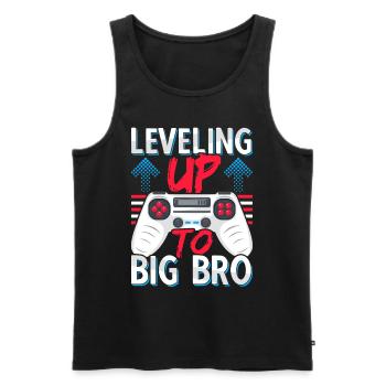Brother Loading Offspring - Mise à niveau vers Big Bro - Débardeur bio Premium Homme - noir - Devant - Michal (187cm)