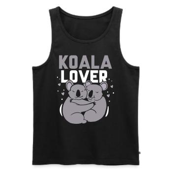 Koala Lover Koalas Animal Koala Bear Sweet - Débardeur bio Premium Homme - noir - Devant - Michal (187cm)