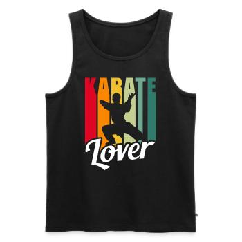 Karate Lovers Fighter Martial Arts Martial Arts - Men's Premium Organic Tank Top - black - Front - Michal (187cm)