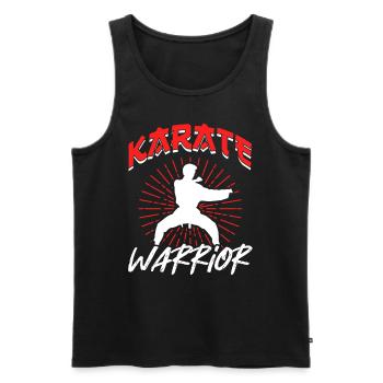 Karate Warrior Martial Arts Fighter Martial Arts - Men's Premium Organic Tank Top - black - Front - Michal (187cm)