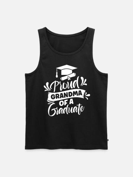 Stolt bedstemor af en kandidat kandidat - Herre Premium økologisk tanktop - sort