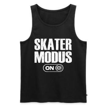 Mode Skater sur skateboarder Fan - Débardeur bio Premium Homme - noir - Devant - Michal (187cm)