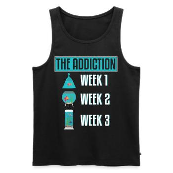 The Addiction Of Aquariums - Men's Premium Organic Tank Top - black - Front - Michal (187cm)