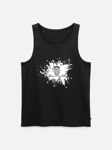 Achterbahn Geschenk - Männer Premium Bio Tank Top - Schwarz