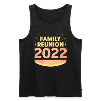 Équipe de regroupement familial 2022 - Débardeur bio Premium Homme - noir - Devant - Michal (187cm)