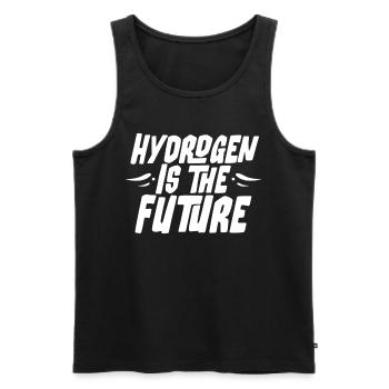 Hydrogen is the future Hydrogen Element - Men's Premium Organic Tank Top - black - Front - AI Model Male 178 light (178cm)