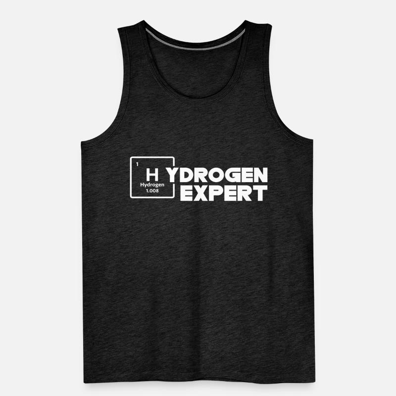 Hydrogen Expert Energy Élément hydrogène Débardeur bio Premium Homme