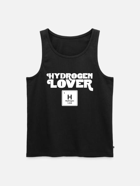 Amateurs d’hydrogène Énergie Élément hydrogène - Débardeur bio Premium Homme - noir