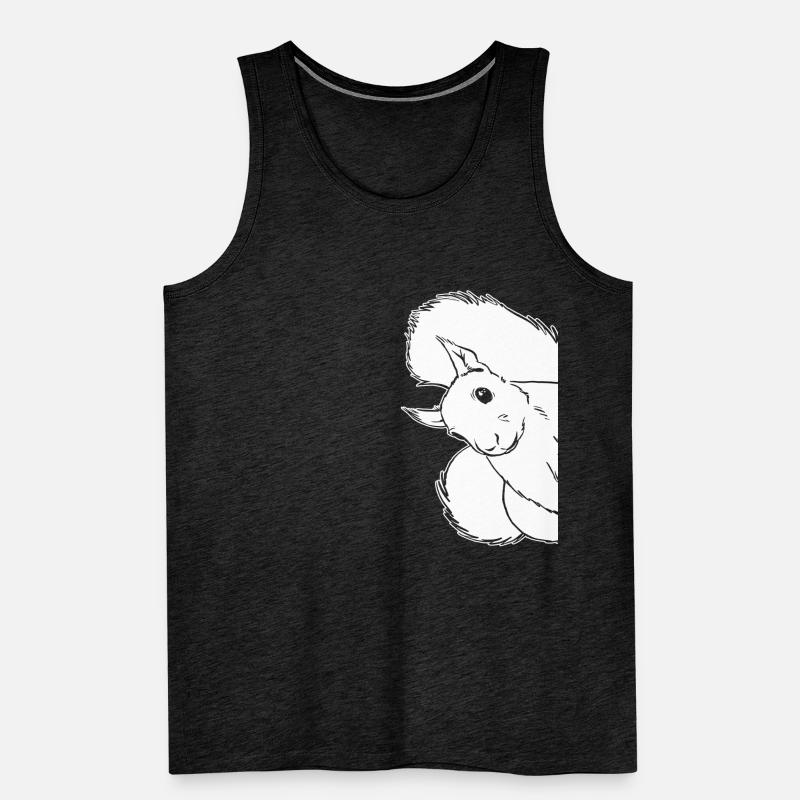 Lustiges Eichhörnchen, lustiges Eichhörnchen, Männer Premium Bio Tank Top