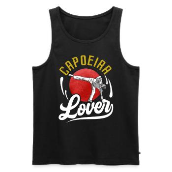 Capoeira Lovers Hobby Martial Arts Brazilian - Men's Premium Organic Tank Top - black - Front - AI Model Male 178 light (178cm)