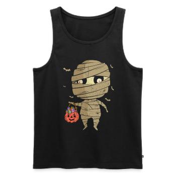 Halloween Gift Killer Skeleton Killer Horror - Men's Premium Organic Tank Top - black - Front - AI Model Male 178 light (178cm)