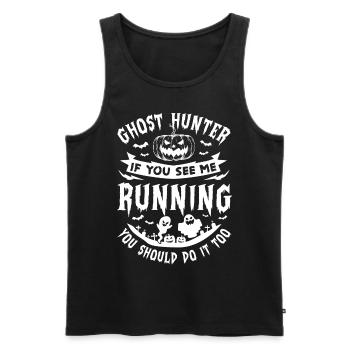 Halloween Tshirt Halloween Party Killer Killer Death - Men's Premium Organic Tank Top - black - Front - Michal (187cm)