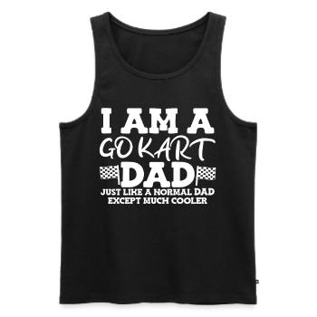 Kartsport Kart Driver Go Kart Gift Idea - Men's Premium Organic Tank Top - black - Front - Michal (187cm)
