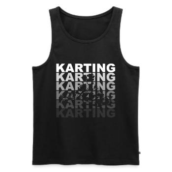Kartsport Kart Driver Go Kart Gift Idea - Men's Premium Organic Tank Top - black - Front - Michal (187cm)
