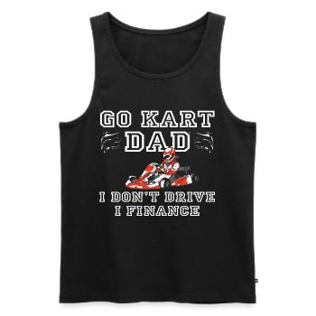Kartsport Kart Driver Go Kart Idée cadeau - Débardeur bio Premium Homme - noir - Devant - Michal (187cm)