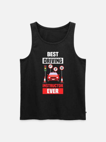 Bedste kørelærer nogensinde Professionel køreskole - Herre Premium økologisk tanktop - sort
