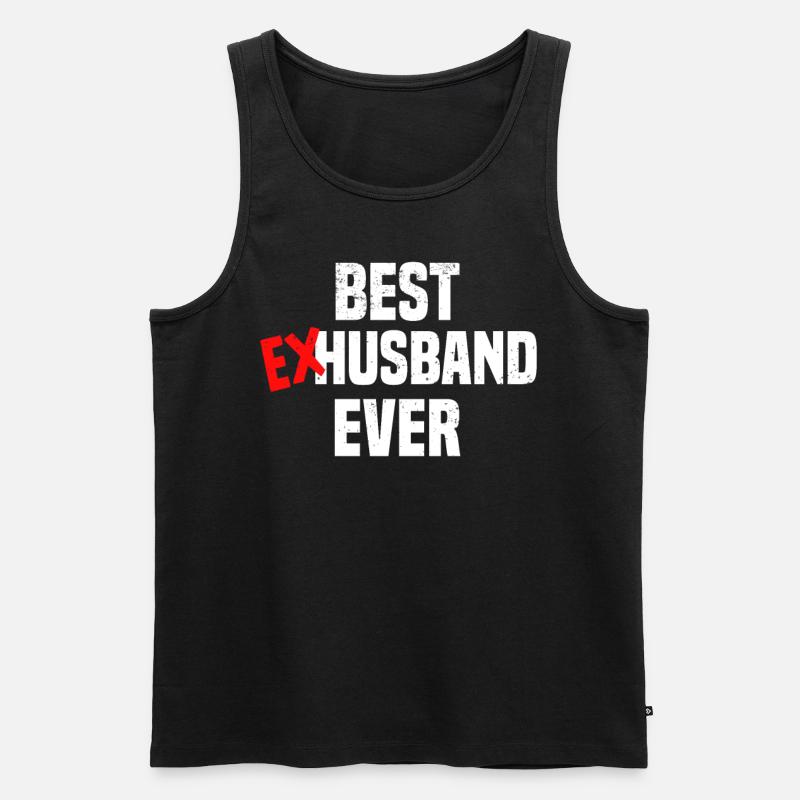 Scheidung Trennung Ehe Ex Scheidungsparty - Männer Premium Bio Tank Top - Schwarz