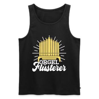 Orgel Organist - Männer Premium Bio Tank Top - Schwarz - Vorne - Michal (187cm)