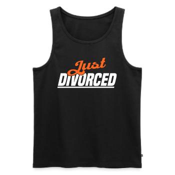 Scheidung Trennung Ehe Ex Scheidungsparty - Männer Premium Bio Tank Top - Schwarz - Vorne - AI Model Male 178 light (178cm)