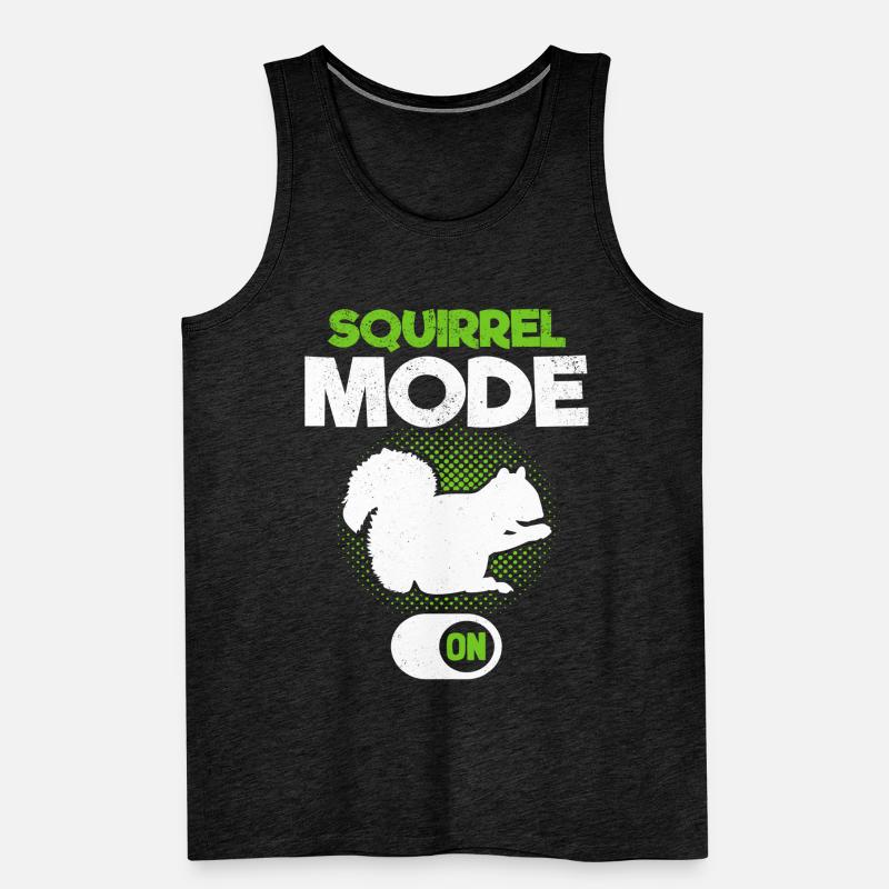 Eichhörnchen-Modus auf Eichhörnchen, lustiges Männer Premium Bio Tank Top
