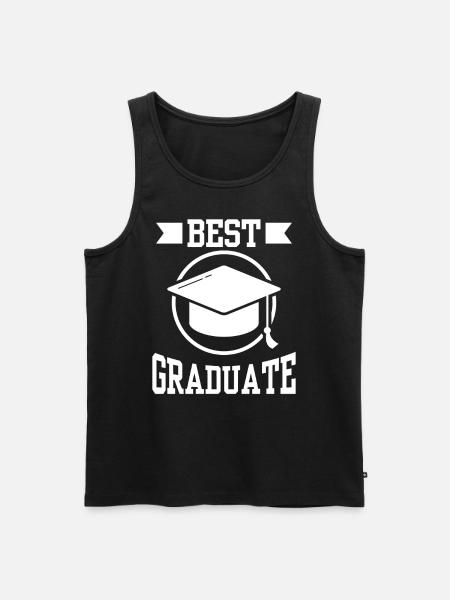 Best Graduate Graduate Award - Men's Premium Organic Tank Top - black