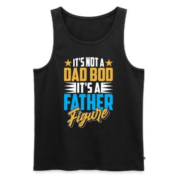 Es Ist Kein Dad Bod Es Ist Eine Vaterfigur Papa - Männer Premium Bio Tank Top - Schwarz - Vorne - AI Model Male 178 light (178cm)