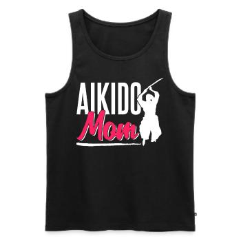 Aikido Mother Fighter Martial Arts Martial Arts - Men's Premium Organic Tank Top - black - Front - Michal (187cm)