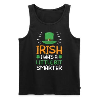 St Patrick's Day Gaelic Ireland Irish Irish - Men's Premium Organic Tank Top - black - Front - Michal (187cm)