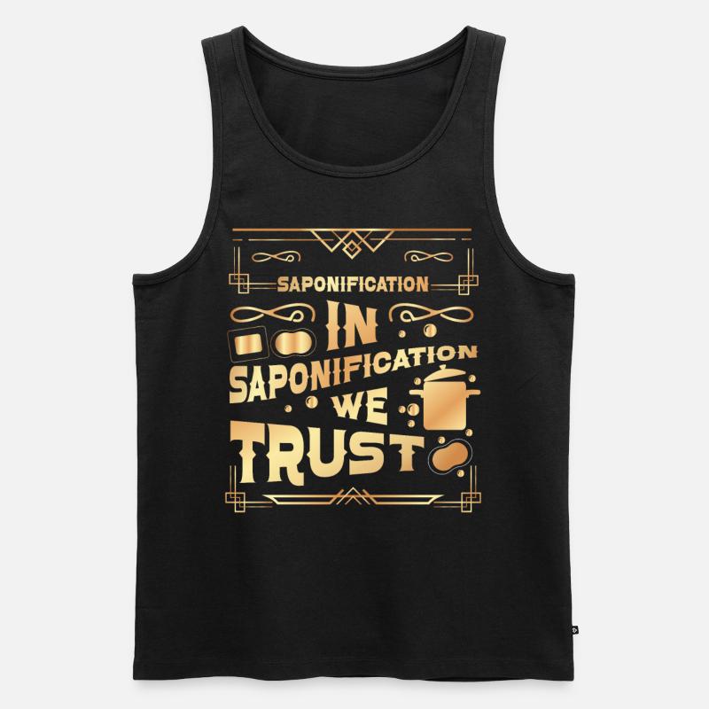 Soap Making Crafting - Männer Premium Bio Tank Top - Schwarz