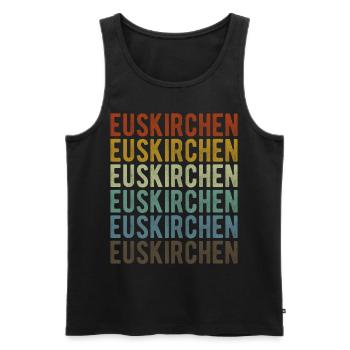 Euskirchen Stadt Retro Vintage - Männer Premium Bio Tank Top - Schwarz - Vorne - AI Model Male 178 light (178cm)