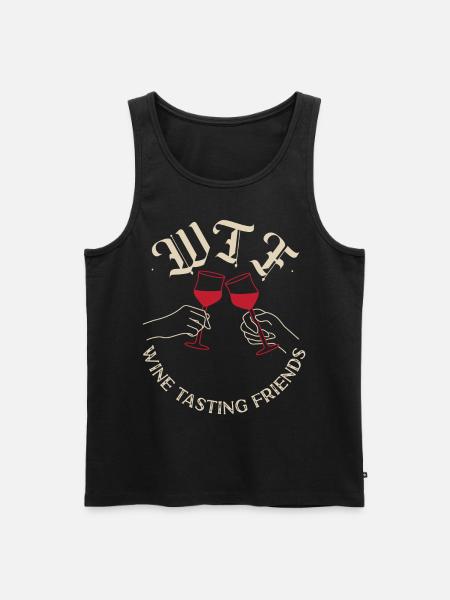 Sommelier Wine Drinking Tasting - Men's Premium Organic Tank Top - black