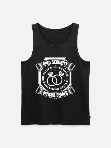 Ring Security - Official Bearer - Männer Premium Bio Tank Top - Schwarz
