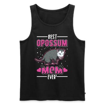 Best Opossum Mom Ever Opossum Mama Beutelratte - Männer Premium Bio Tank Top - Schwarz - Vorne - Michal (187cm)