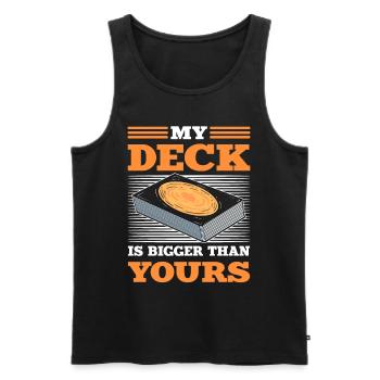 My Deck Is Better Then Yours Trading Card Game - Männer Premium Bio Tank Top - Schwarz - Vorne - Michal (187cm)