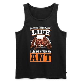 Ants Ant Farm Anthill Fire Ants - Men's Premium Organic Tank Top - black - Front - AI Model Male 178 light (178cm)