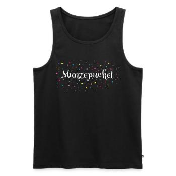 Faschingsmuffel Anti Karneval Fasching Konfetti - Männer Premium Bio Tank Top - Schwarz - Vorne - Michal (187cm)