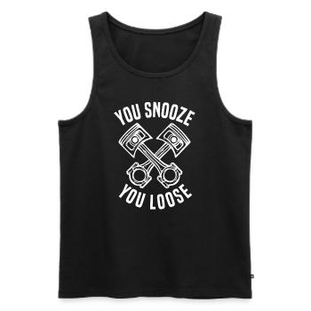 Racing Driver Racing Car Tuning Racing Motorsport - Men's Premium Organic Tank Top - black - Front - AI Model Male 178 light (178cm)